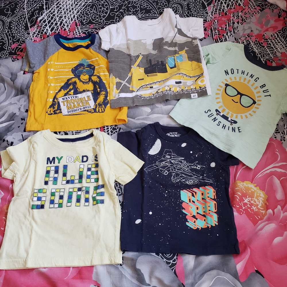 18-24 months tops bundle #monkey# assorted